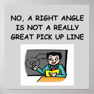 poster de piada de geek de matemática