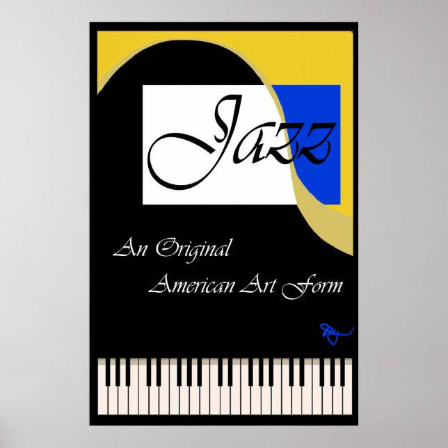 Poster de Piano Grande Jazz (Frente)