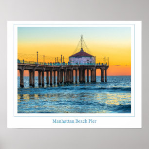 Poster de Pier de Praia de Manhattan
