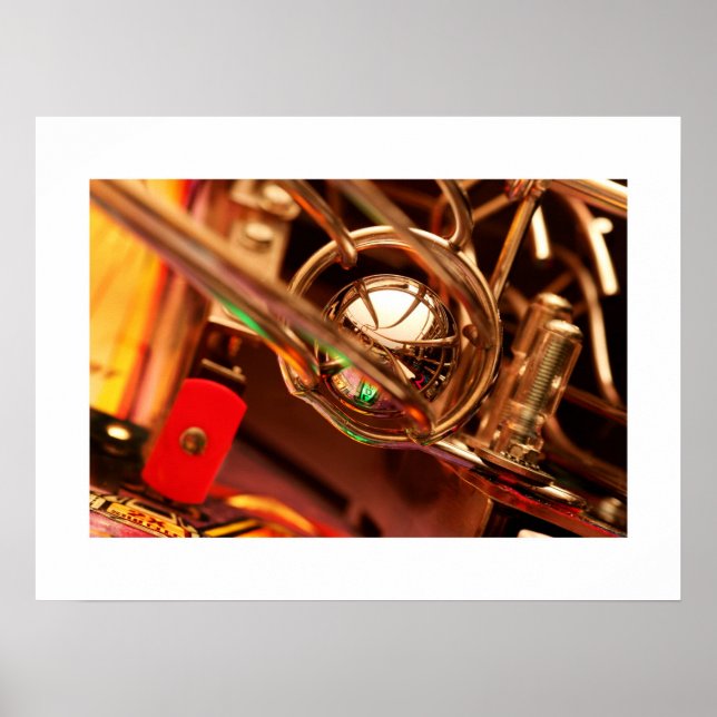Poster de pinball (Frente)