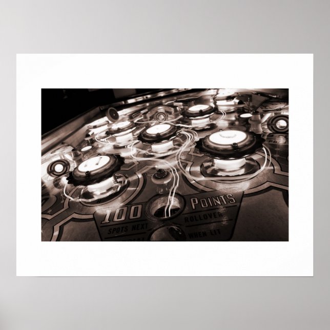 Poster de pinball com Pintinho de traçadores de  (Frente)