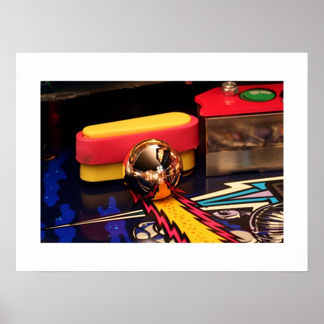 Poster de pinball de relógio TZ (Frente)