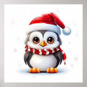 Poster de Pinguim Natal