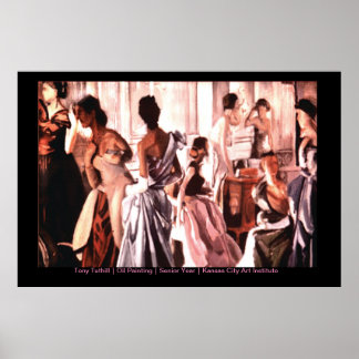 Poster de pintura a óleo