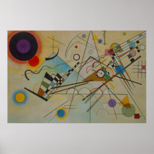 Poster de pintura da arte da composição VIII de