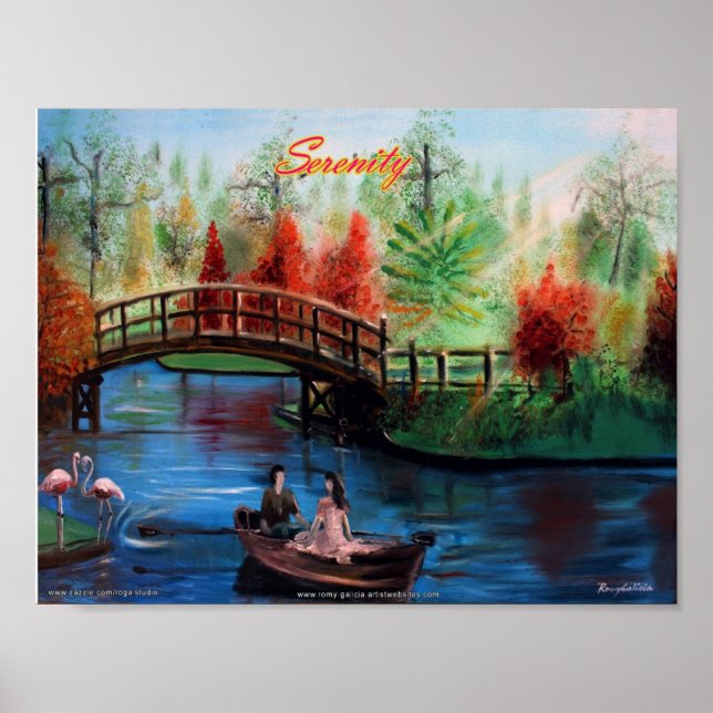 POSTER de pintura de óleo SERENITY (Frente)