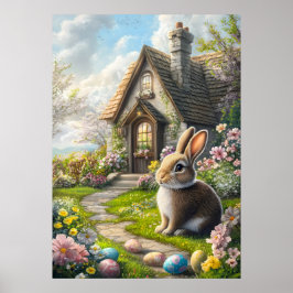 Poster de pintura de Páscoa