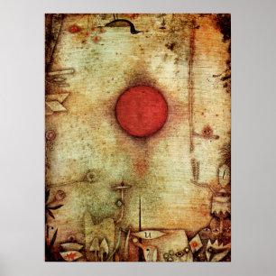 Poster de pintura de Paul Klee Ad Marginem