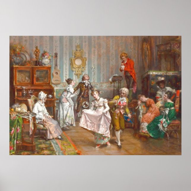 poster de pintura de vintage (Frente)