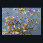Poster de pintura do Flor de Amêndoa Van Gogh<br><div class="desc">Paisagem Impressionista postada de Vincent van Gogh - Obras-primas clássicas - Vincent Van Gogh Nature Painting Series - Flor de Amêndoa em Tons Azuis</div>