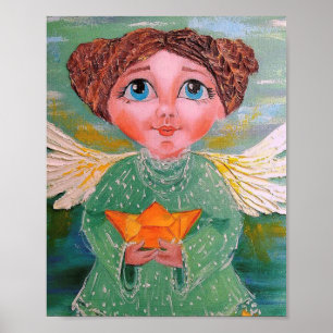 Poster de pintura Impressão de Angel Art