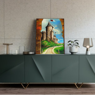 Poster de Pintura na Estrada do Castelo