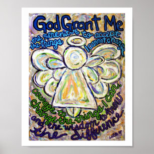 Poster de Pintura por Anjo da Serenidade (Pequeno)