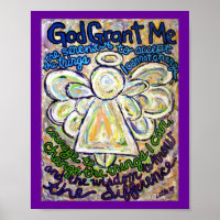 Poster de Pintura por Anjo da Serenity Prayer (Peq