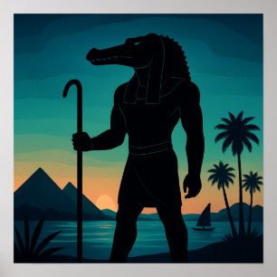 Poster de Pirâmides Guardiães do Nilo Sobek Sagrad
