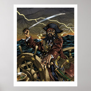 Poster de Pirata Negra