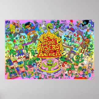 Poster de PLA de Nik (fundo multicor)