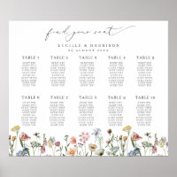Poster de Planos de Casamento de Florestas Selvage
