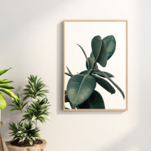 Poster de Planta Tropical Verde