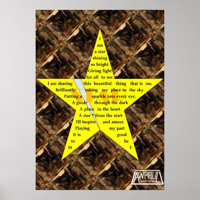 Poster de Poema Estrela (Frente)
