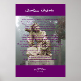 Poster de Poesia de Profundidade Suave