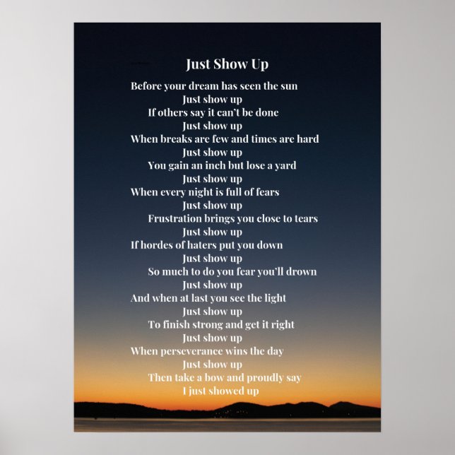 Poster de Poesia Motivacional para Empreendedores (Frente)