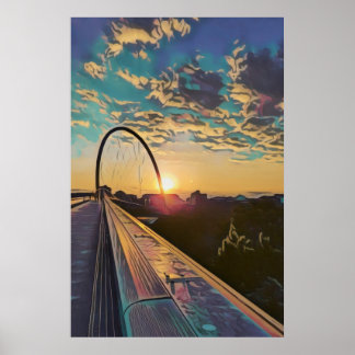 Poster de ponte sunset