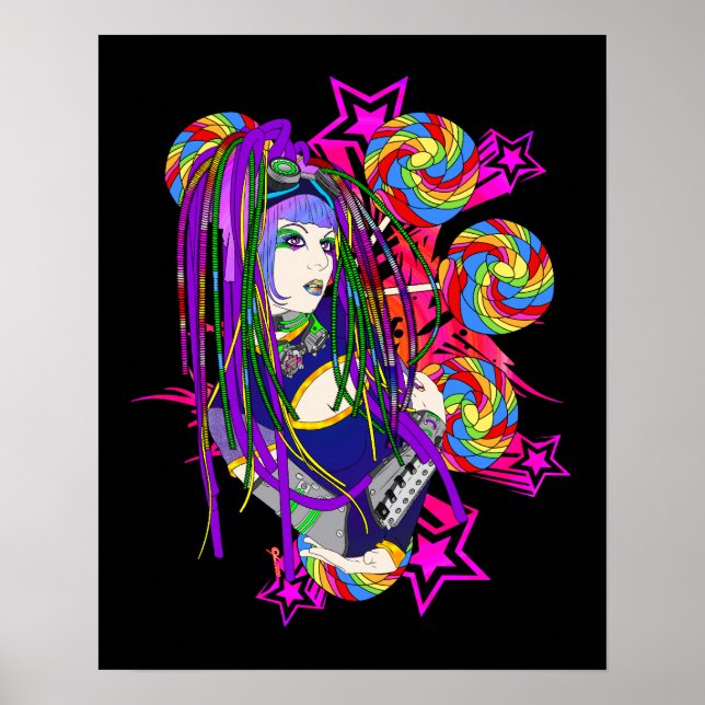 Poster de Pop cibernético (Frente)