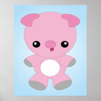 Poster de Porco de Bebê