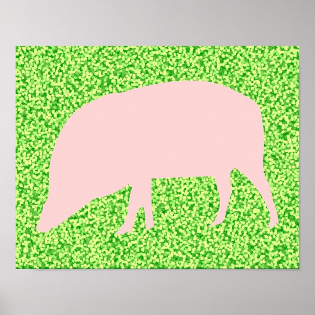 Poster de Porcos Rosa (Frente)