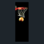 Poster de porta de basquete vertical panorâmica<br><div class="desc">Posters Panorâmicos De Basquete - Adoro Este Jogo. Esportes populares - Imagem de bola de basquete.</div>