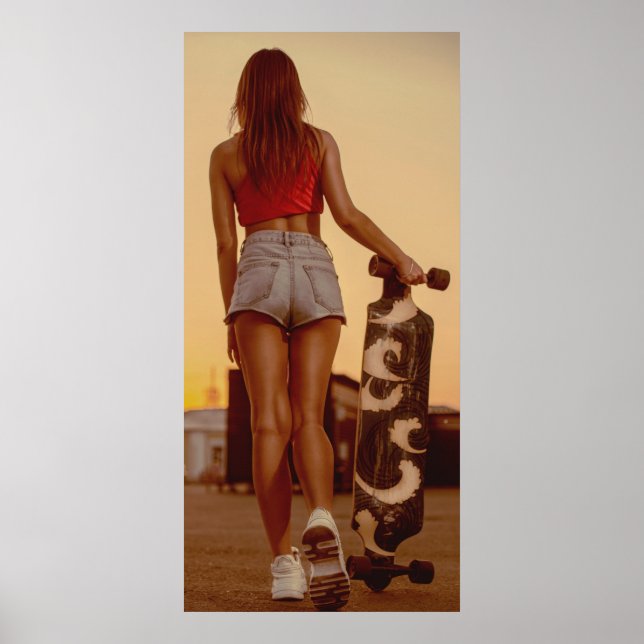 Poster de porta de skater (Frente)