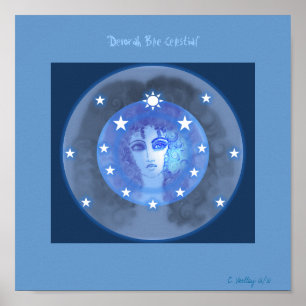 Póster De "poster celestial azul Devorah"