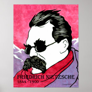 Poster De "poster Friedrich Nietzsche"
