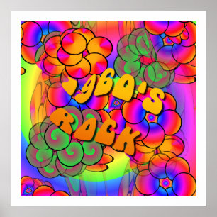 poster de potência do ventilador psíquico Rock de