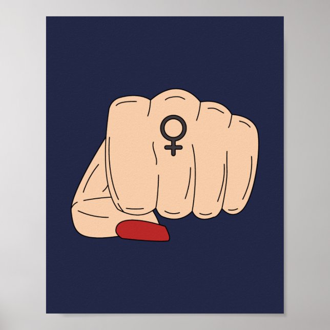 Poster de potência feminista (Frente)