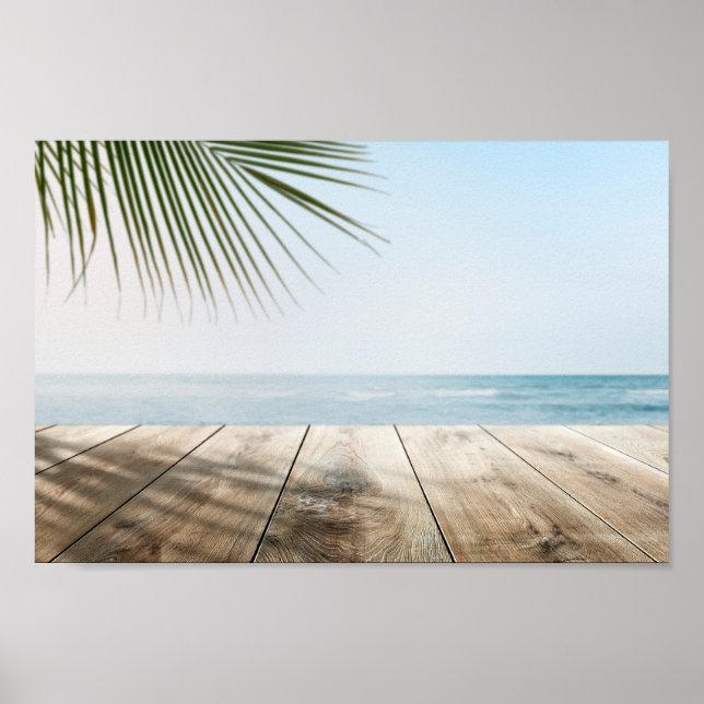 Poster de praia (Frente)