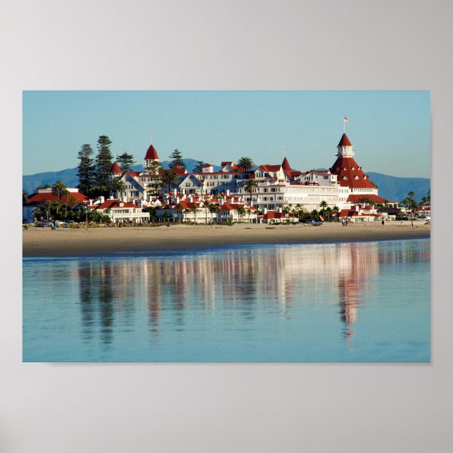 Poster de praia de Coranado (Frente)