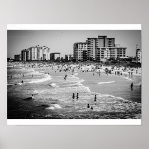 Poster de praia de Jacksonville