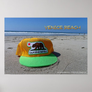 Poster de praia de Venice Funky!