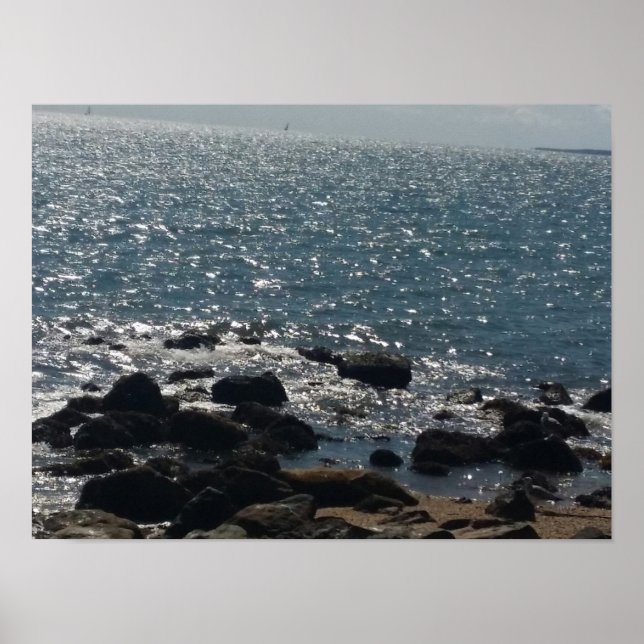 poster de praia do Parque Estadual de Orient (Frente)