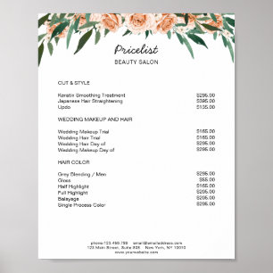Poster de Pré-visualização Floral Moderna