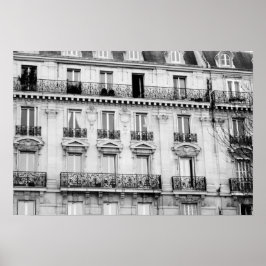 Poster de prédio parisiense