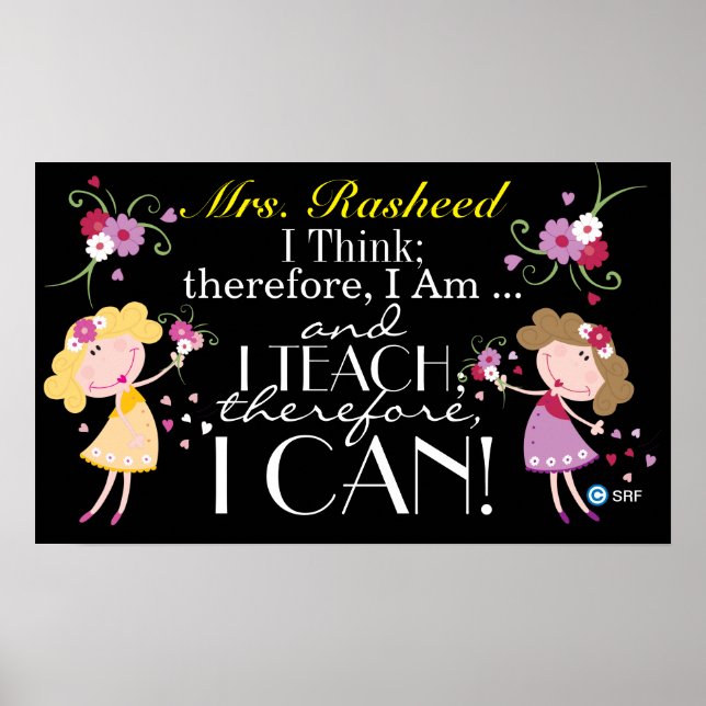 Poster de Professor de Citação (Frente)