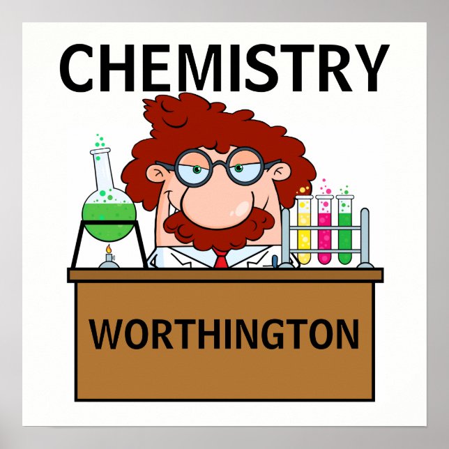 Poster de Professora SCIENCE (Frente)