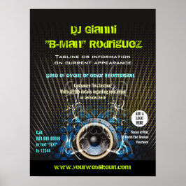 Poster de Promocional Auto-falante DJ