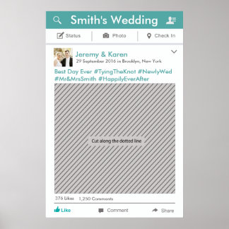 Poster de Propagação de Fotografia de Frame do Par