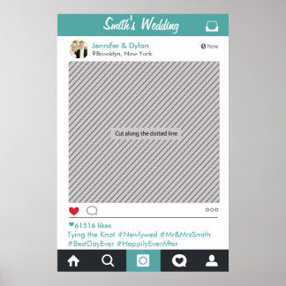 Poster de Propagação de Fotografia de Frame do Par