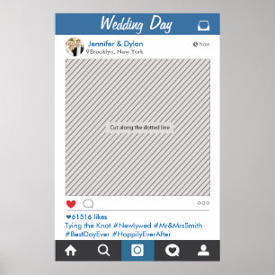 Poster de Propagação de Fotografia de Frame do Par