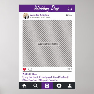 Poster de Propagação de Fotografia de Frame do Par